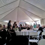 ACSA/CSBA Tent inside
