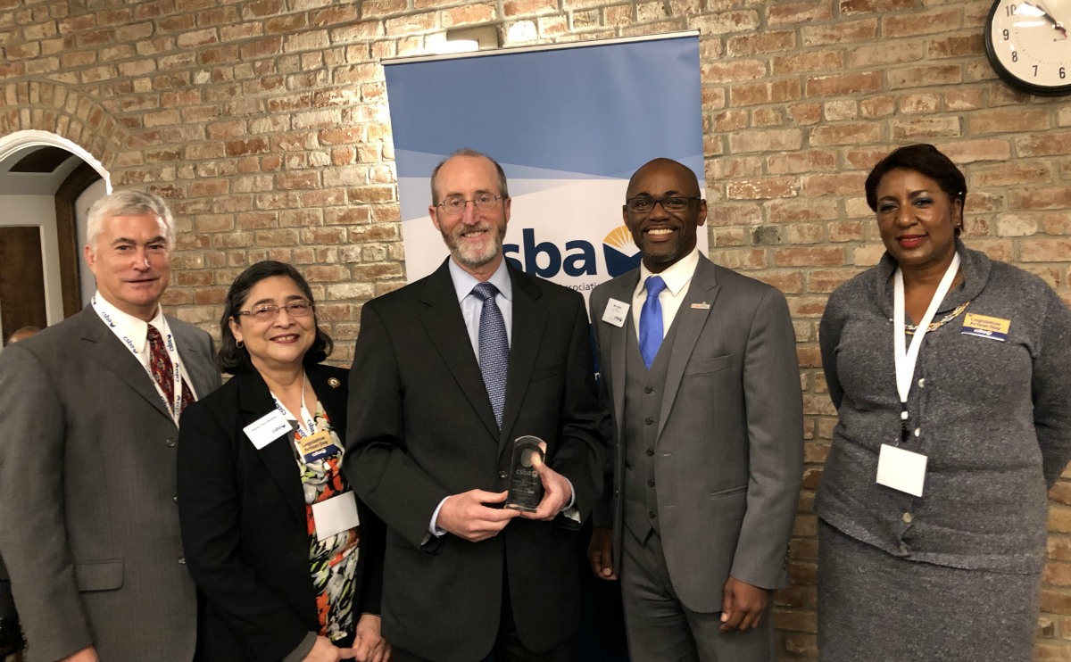 Sen. Steve Glazer with Region 7 members